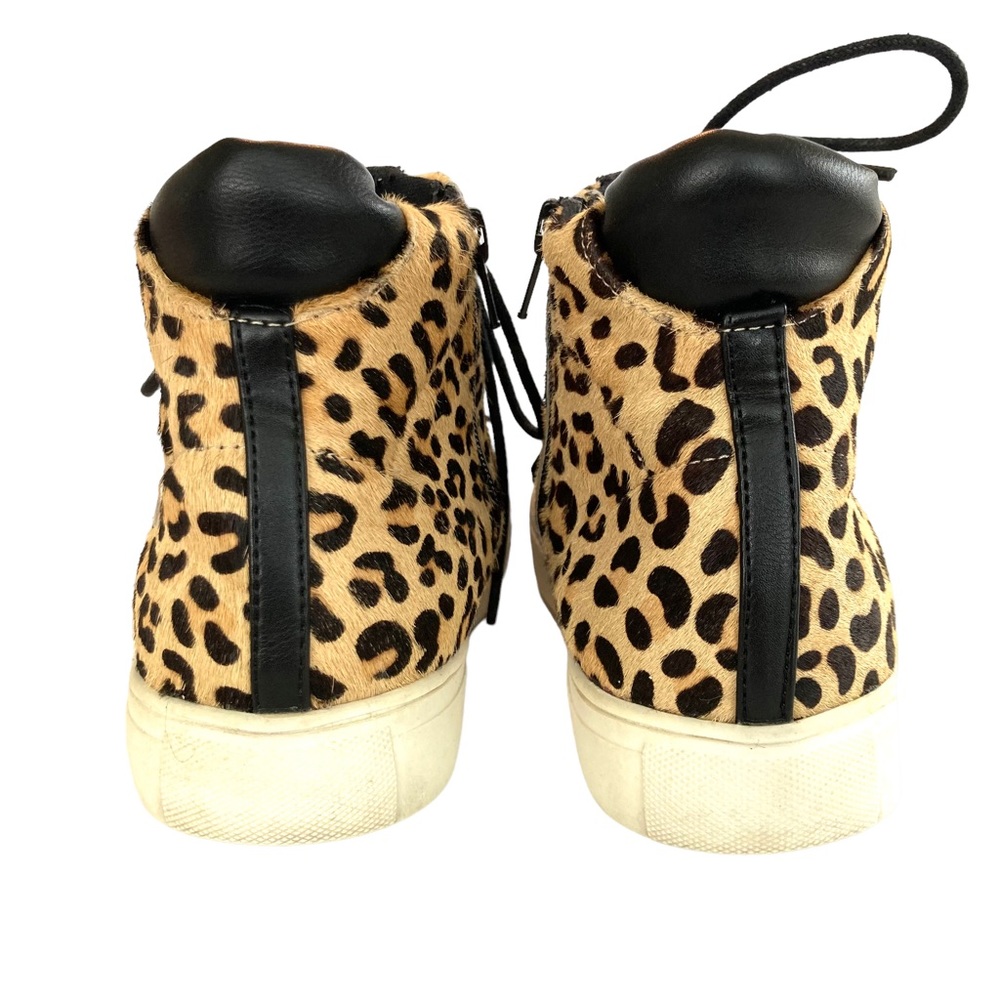Coconuts by Matisse Women's Skylark leopard print high top sneaker, Sz 7.5 - Picture 8 of 14